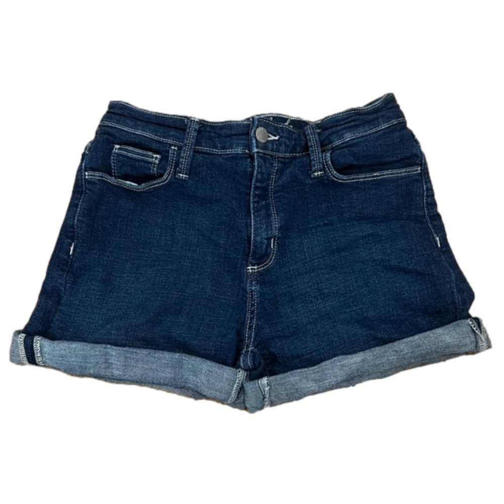 TARGET Universal Thread High Rise Midi Denim Shorts - 4/27 - Picture 1 of 4